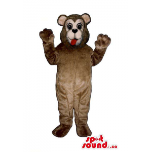 Brown Bear Plush Mascot...