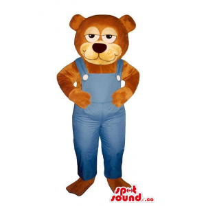 Brown Mascote do urso de...