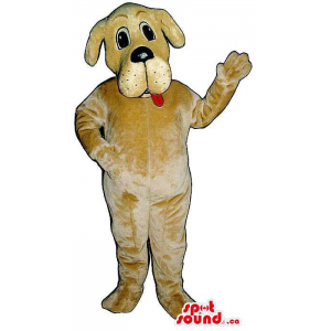 Customised Beige Dog Plush...