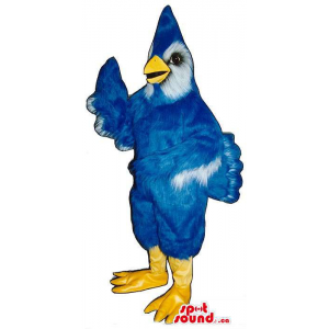 Pássaro azul da mascote de...