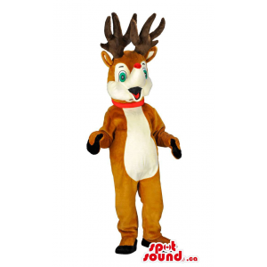 Rudolph a rena da mascote...