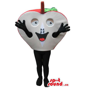 Half Apple Fruit Plush...