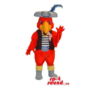 Red Parrot Plush Mascot...