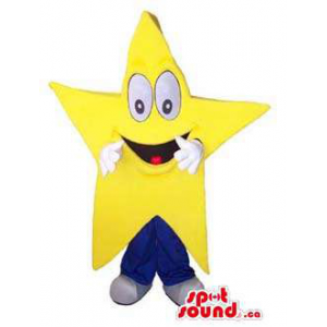 Peculiar Large Yellow Star...