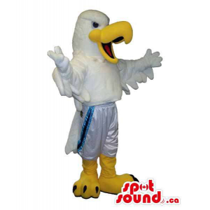 White Bird Mascot Plush...