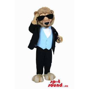 Brown Lion Plush Mascot...