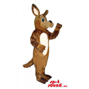 Brown Kangaroo Plush Mascot...