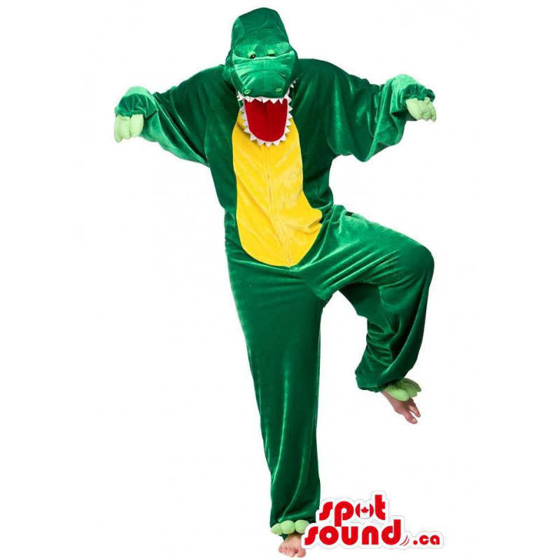 ropa Género Nombre provisional Disfraz Para Adulto Cocodrilo Verde Para Carnaval - SpotSound Mascotas en  Canadá / Estados Unidos mascota / Latinoamérica mascot Tamaño L (175-180 CM)