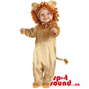 Cute Halloween Beige Lion...
