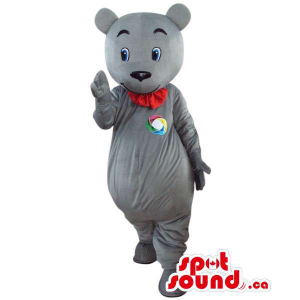 Grey Teddy Bear Plush...