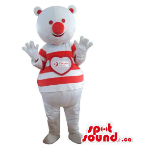 Teddy Bear Mascot Plush com...