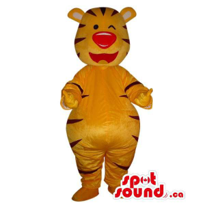 Laughing Orange Tiger Plush...