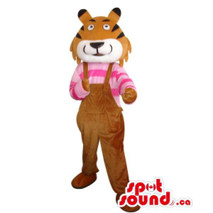 Cute Brown Tiger Plush...