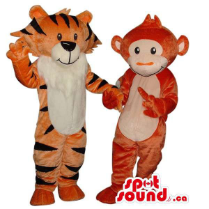 Customised Monkey And Tiger...