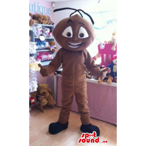 Brown Ant Insect Mascot com...