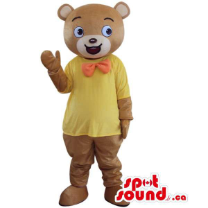 Brown Mascote do urso de...