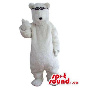 All White Large Bear Plush...