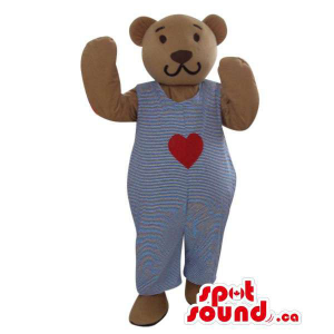 Brown Teddy Bear Mascot...