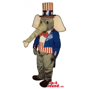 Elefante cinzento Mascot...