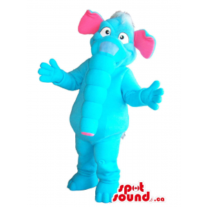 Flashy Blue Elephant Plush...