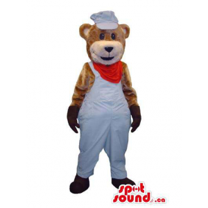 Teddy Bear Mascot Plush...
