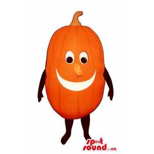 Mascota Calabaza Naranja De...