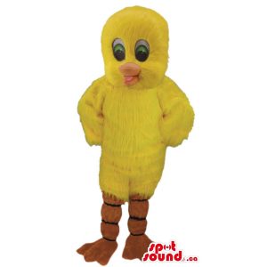 All Yellow And Customised Duckling Animal Mascot