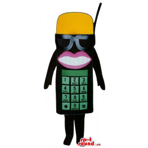Mascota Teléfono Negro De...