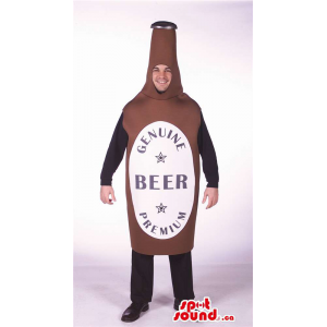 Hilarious Brown Beer Bottle...