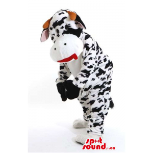 Cool Cow Plush Mascot With...