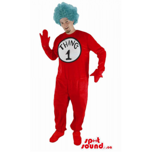 Costume Adult Size Red Com...