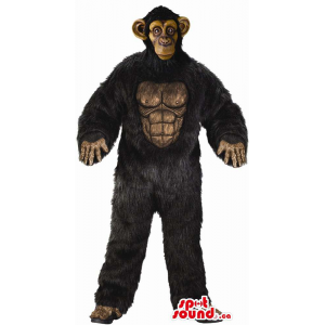 Mascota Gorila Negro Peludo...