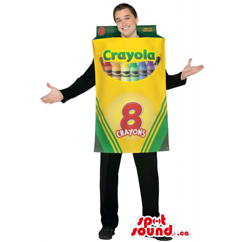 Gracioso Disfraz Para Adultos Lápiz De Cera Crayola Verde - SpotSound  Mascotas en Canadá / Estados Unidos mascota / Latinoaméric Tamaño L  (175-180 CM)