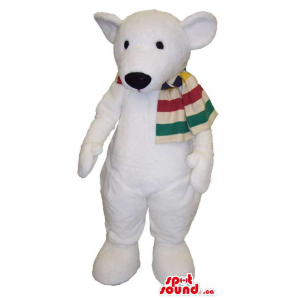 All White Polar Bear Plush...