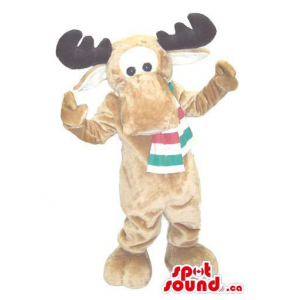 All Brown Reindeer Plush...