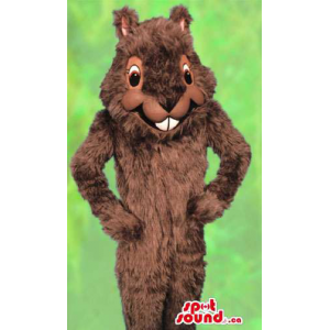Personalizado Brown Esquilo Forest Park mascote animal