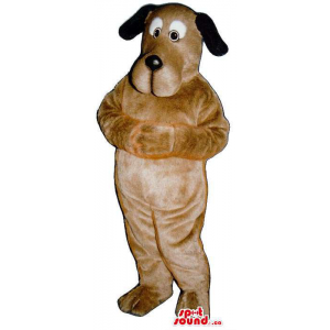 Cute Brown Dog Plush Mascot...