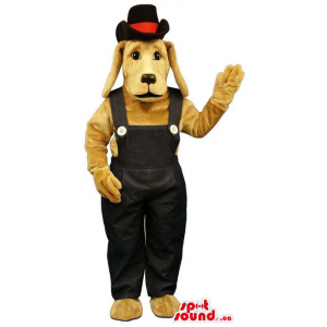 Beige Dog Plush Mascot...