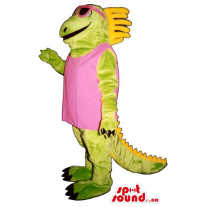 Green Lady Dinosaur Plush...