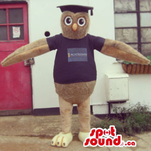 Brown Owl Mascot Plush...