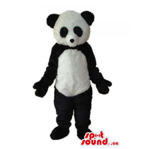 Mascota Oso Panda Joven Un Animal  De Felpa Personalizable