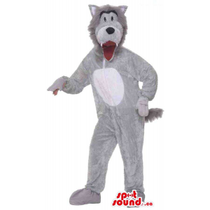 Customised Cute Grey Wolf...