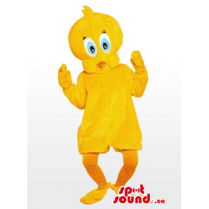Todos Personagem personalizado amarelo da mascote dos desenhos animados Pássaro Tweety