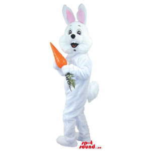 Personalizado coelho branco...