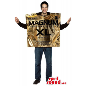 Cool Golden Condom Bag...