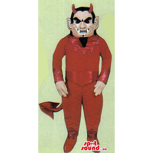 Mascota Diablo Rojo Con...