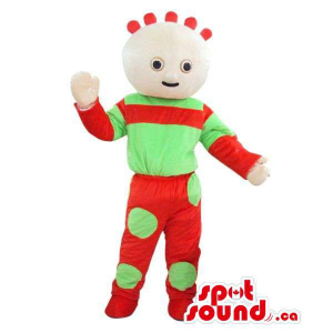 Boy Plush Mascot With A...