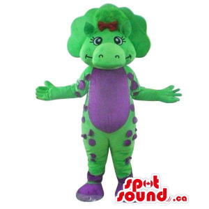 Cute Green Dinosaur Plush...