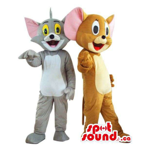 Cute Well-Known Tom And Jerry Cartoon Characters Plush Mascots
