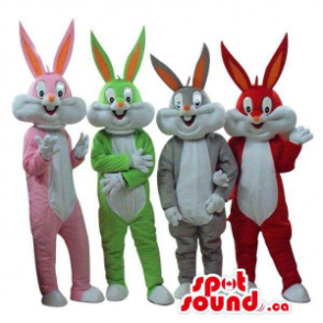 Four Bugs Bunny Alike...